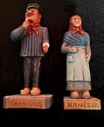 Statues tchantches et nanesse, Enlèvement, Utilisé, Humain