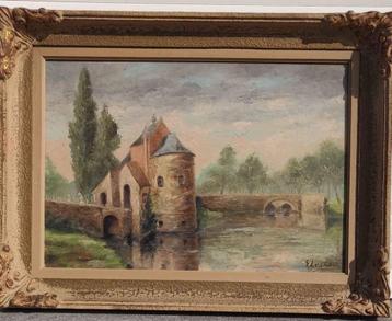 Huile sur panneau signe Gustave losange beschikbaar voor biedingen