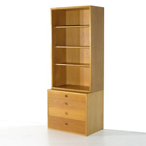 Vintage mid century ladekast boekenkast van Børge Mogensen, Huis en Inrichting, Kasten | Boekenkasten, Zo goed als nieuw, 50 tot 100 cm