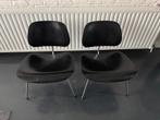 2 X LCM Eames Herman Miller chairs zwart, Ophalen, Design Klassieker, Gebruikt, Twee