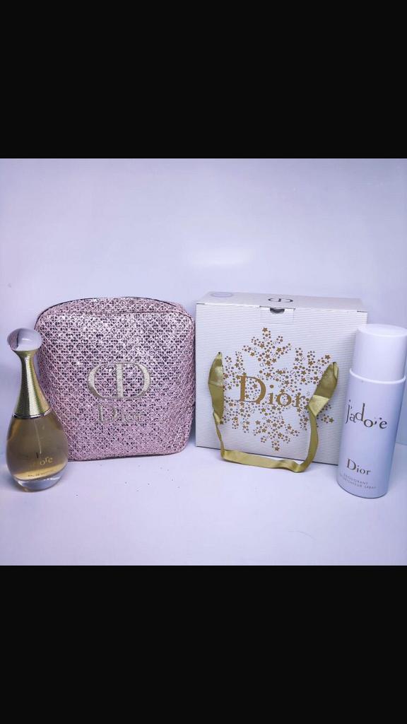 Dior - j’adore geschenkset, Handtassen en Accessoires, Toilettassen, Zo goed als nieuw, Ophalen of Verzenden