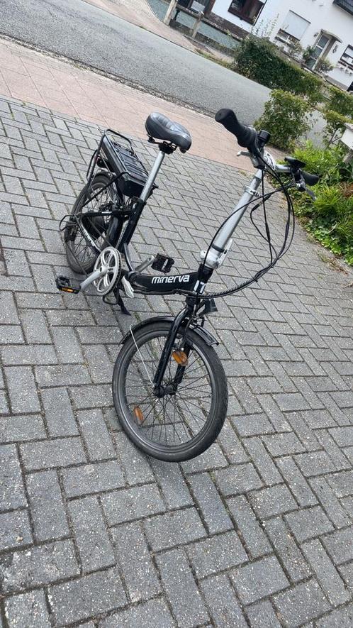 Elecktrische fiets, Fietsen en Brommers, Fietsen | Vouwfietsen, Gebruikt, Overige merken, Totaal opvouwbaar, Versnellingen, Ophalen