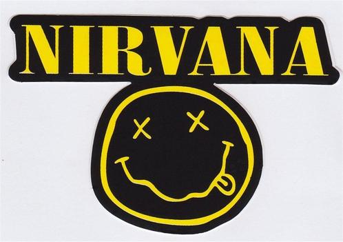 Nirvana sticker #1, Collections, Musique, Artistes & Célébrités, Neuf, Envoi