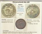 Messerschmitt Me 109 : Medaille 50mm + 3 foto's + 3 postkaar, Verzenden, Luchtmacht, Embleem of Badge