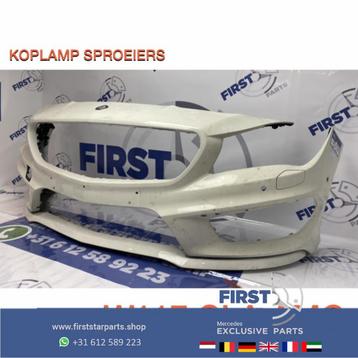 W117 CLA AMG VOORBUMPER WIT ORIGINEEL Mercedes 2013-2016 PDC beschikbaar voor biedingen