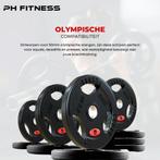 PH Fitness Olympische Rubberen Halterschijven 147.5KG, Sport en Fitness, Fitnessmaterialen, Ophalen, Nieuw, Benen, Halterschijven