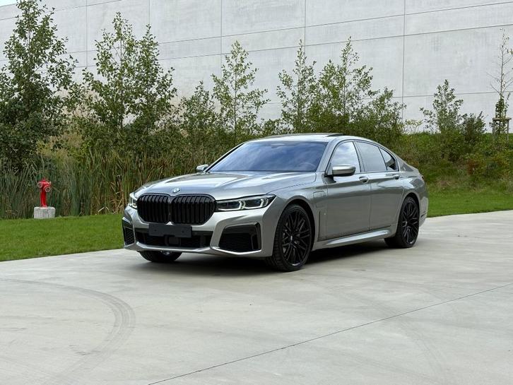 BMW 745e M pakket opendak massage laser hud hk Full Option, Auto's, BMW, Bedrijf, Te koop, 7 Reeks, 360° camera, 4x4, ABS, Achteruitrijcamera