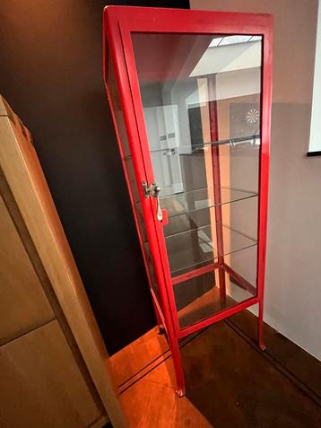 Vintage/retro vitrine volledig glas! apothekers kast, Ophalen, Gebruikt, Glas