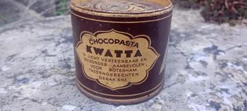 Oude Kwatta Chocopasta Box beschikbaar voor biedingen