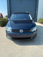 Volkswagen Sharan 1.4 Benzine 6b 7 plaats 1ste eigenaar, Auto's, Blauw, Leder, Bedrijf, Handgeschakeld