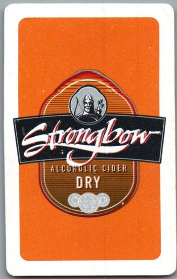 speelkaart - LK12091 - 2x Strongbow cider, Verzenden, Zo goed als nieuw, Speelkaart(en)