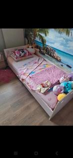 Mooie meisjes slaapkamer, inclusief lattenbodem en matras., Huis en Inrichting, Ophalen, Gebruikt, 90 cm, Eenpersoons