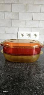 Tupperware microplus 1,5l veelgebruikt, Ophalen of Verzenden, Gebruikt, Geel, Bak of Kom