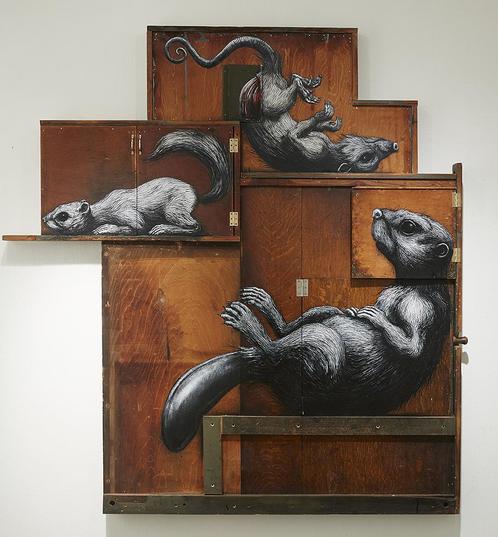 ROA GEZOCHT!, Antiek en Kunst, Kunst | Designobjecten, Ophalen