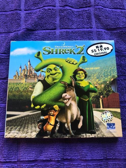 Shrek 2 - dubbele video CD - engelstalige, Cd's en Dvd's, Cd's | Kinderen en Jeugd, Zo goed als nieuw, Verhaal of Sprookje, Tot 2 jaar