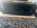 Meuble TV solide d’occasion (150 cm x 40 cm de profondeur), Huis en Inrichting, Ophalen, Gebruikt, 100 tot 150 cm, Noir