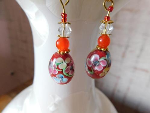 Oorbel Oraille, Handtassen en Accessoires, Oorbellen, Zo goed als nieuw, Hangers, Overige materialen, Overige kleuren, Ophalen of Verzenden