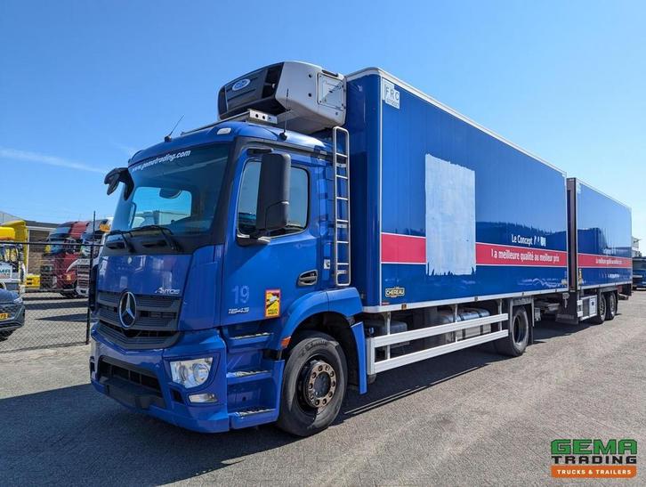 Mercedes-Benz Antos 1843 4x2 Dagcab Euro6 - Chereau Koel-Vri, Auto's, Vrachtwagens, ABS, Airconditioning, Cruise Control, Electronic Stability Program (ESP)