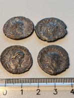 4 zilveren Denari Keizer Postumus, Ophalen, Italië, Losse munt, Zilver
