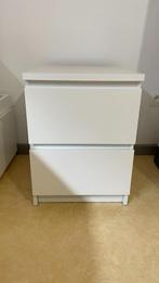 IKEA MALM nachtkastje with 2 drawers, Ophalen, Gebruikt, Minder dan 45 cm, 55 tot 70 cm