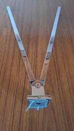 Porte-serviettes double en métal 860 g 49 cm., Enlèvement ou Envoi, Utilisé, Autres couleurs, Porte-serviettes