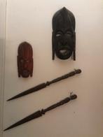 Afrikanse maskers enz, Ophalen