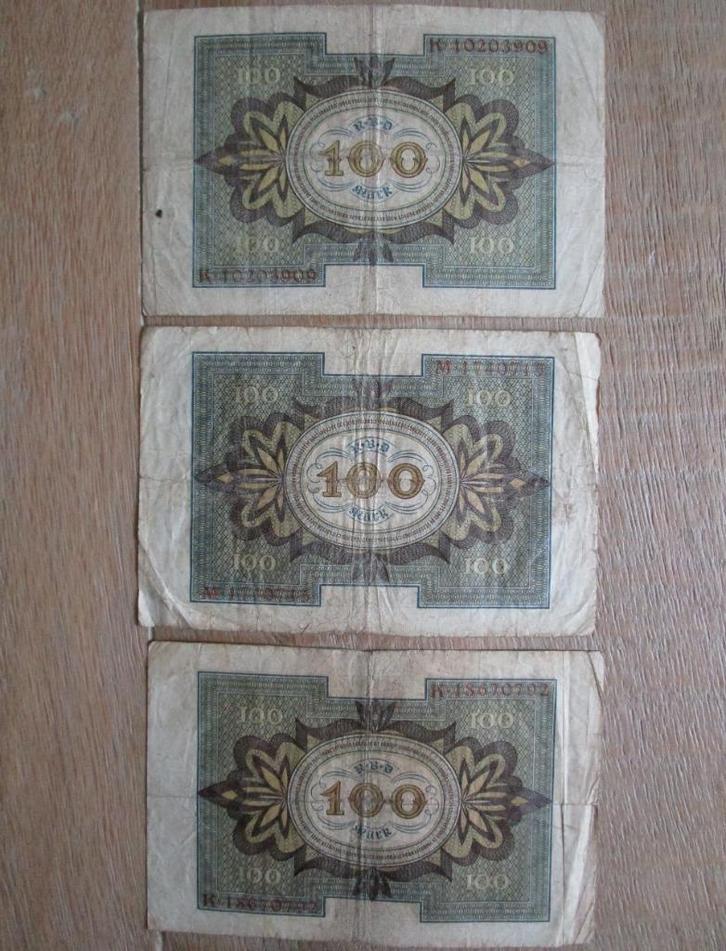 Duitsland oude bankbiljetten + munten, Postzegels en Munten, Munten | Europa | Niet-Euromunten, Losse munt, Duitsland, Ophalen of Verzenden