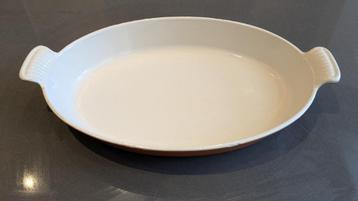 Vintage gratin ovenschaal Le Creuset oranje 36cm (cast iron) beschikbaar voor biedingen