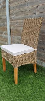 Set van 6 stoelen met kussen, Ophalen, Gebruikt, Hout