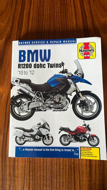 Haynes service & repair manual BMW r1200 dohc ‘10 - ‘12 disponible aux enchères