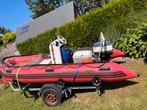 Canot Quicksilver 30cv + remorque, Ophalen, Zo goed als nieuw