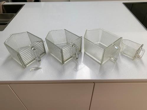 Cubex glazen schuiven (3) en kruidenschuifje (1), Huis en Inrichting, Keuken | Keukenelementen, Ophalen