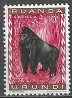 Ruanda-Urundi 1959/1961 - Yvert 205 - Gorilla (ZG), Postzegels en Munten, Verzenden, Overige landen, Postfris