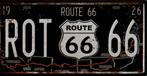 Retro Metalen Sierbord - Route 66, Ophalen of Verzenden, Nieuw
