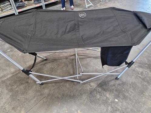 Hangmat met metalen beugel, opvouwbaar, Tuin en Terras, Hangmatten, Zo goed als nieuw, Eenpersoons, Opvouwbaar, Binnen, Buiten