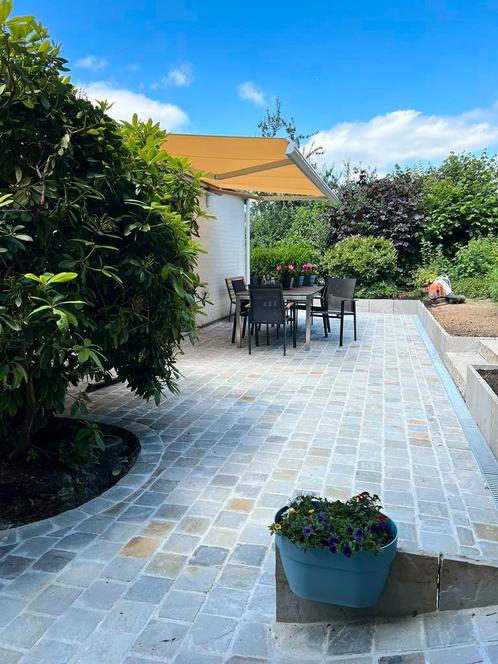 Pavé Kandla grès neuf ! ( 34€/m2 ) 14x14. 5-7 carrossable !, Jardin & Terrasse, Pavé & Dalles, Comme neuf, Pierre naturelle