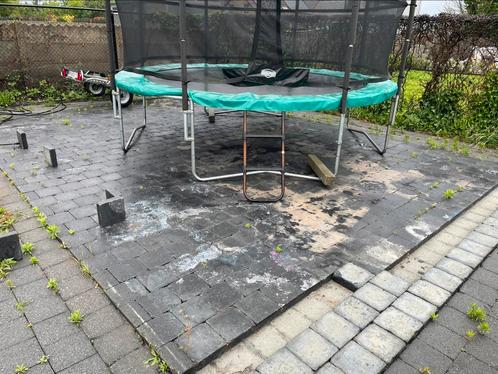 40m2 betonklinkers omgedraaid nog perfect, Tuin en Terras, Tegels en Klinkers, Zo goed als nieuw, Ophalen