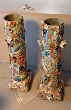 2 anciennes colonnes style pique assiette, Enlèvement