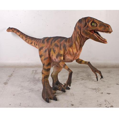 Deinonichus – Dinosaurus beeld Lengte 288 cm, Verzamelen, Dierenverzamelingen, Nieuw, Ophalen