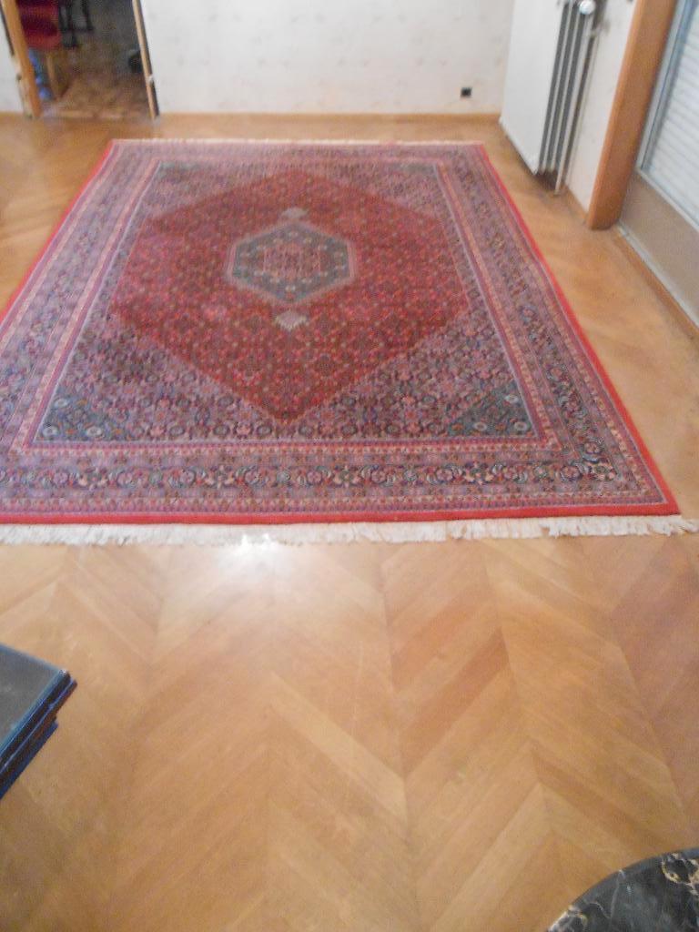 TAPIS NOUÉ À LA MAIN TAILLE GARANTIE : 3,49 X 2,49, Enlèvement, Comme neuf, Bleu