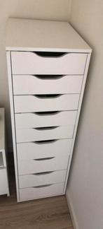 Ikea Alex ladenkast wit - 9 lades, Ophalen, Gebruikt