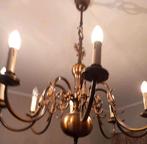 Bronzen kroonluchter, 6 armen, perf. staat, hoge kwaliteit, Huis en Inrichting, Ophalen