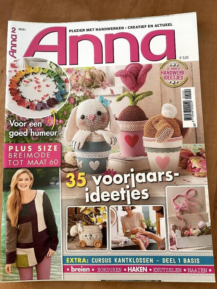 Anna & Burda Handwerk tijdschriften, Boeken, Hobby en Vrije tijd, Borduren en Naaien, Ophalen of Verzenden