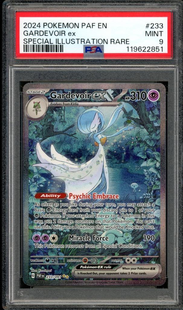 Gardevoir ex [SIR] PSA 9 - 233/91 - Paldean Fates 2024, Hobby en Vrije tijd, Verzamelkaartspellen | Pokémon, Zo goed als nieuw