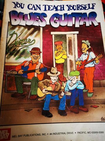Blues gitaar, leer hetzelf 1992 Mel Bay boek beschikbaar voor biedingen