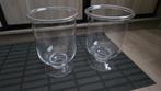 2glazen vazen/ windlicht  merk Pomax, Huis en Inrichting, Woonaccessoires | Kandelaars en Kaarsen, Ophalen, Zo goed als nieuw