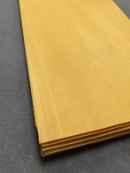 Geel fineer, 200x18 cm, Hobby en Vrije tijd, Knutselen, Nieuw, Materiaal, Verzenden