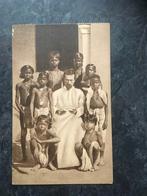 postkaart Pater Lievens met bekeerlingen, Verzamelen, Ophalen of Verzenden