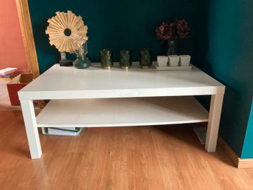 Witte salontafel met legplank Ikea beschikbaar voor biedingen