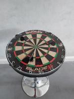 Tafeltje darts met plexiglas verstelbaar in hoogte, Sport en Fitness, Darts, Ophalen, Zo goed als nieuw, Dartbord